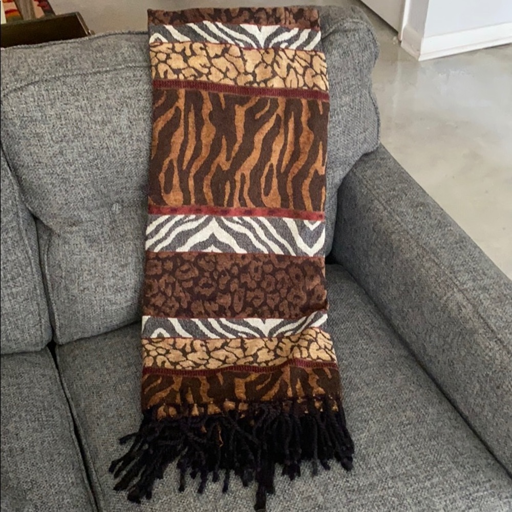 Pier 1 safari throw blanket